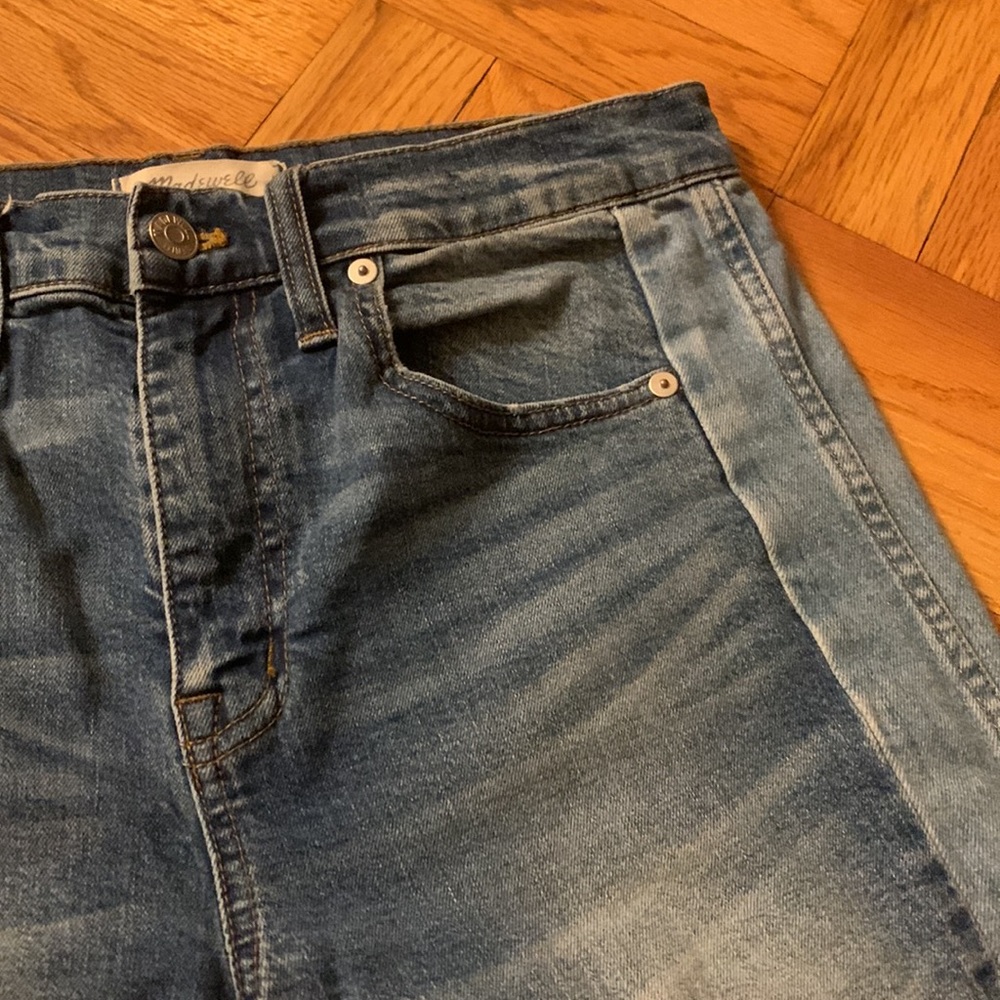Madewell Cruiser Straight Crop Jeans: Pieced Edition Size 28 - Picture 8 of 11